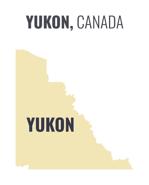 Census division map of Yukon